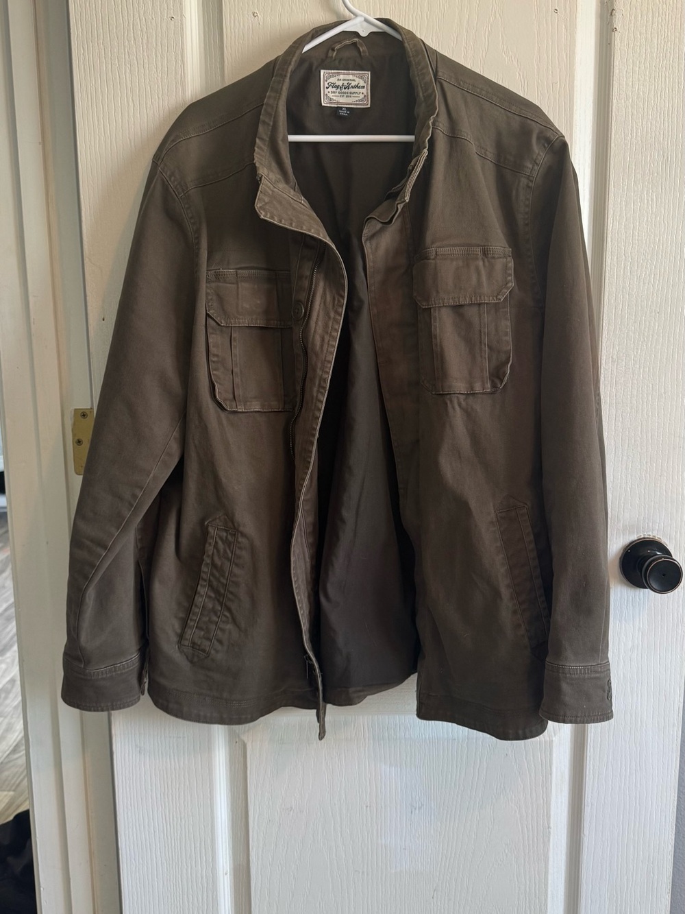 Lightweight Military Field Jacket in Olive for Men